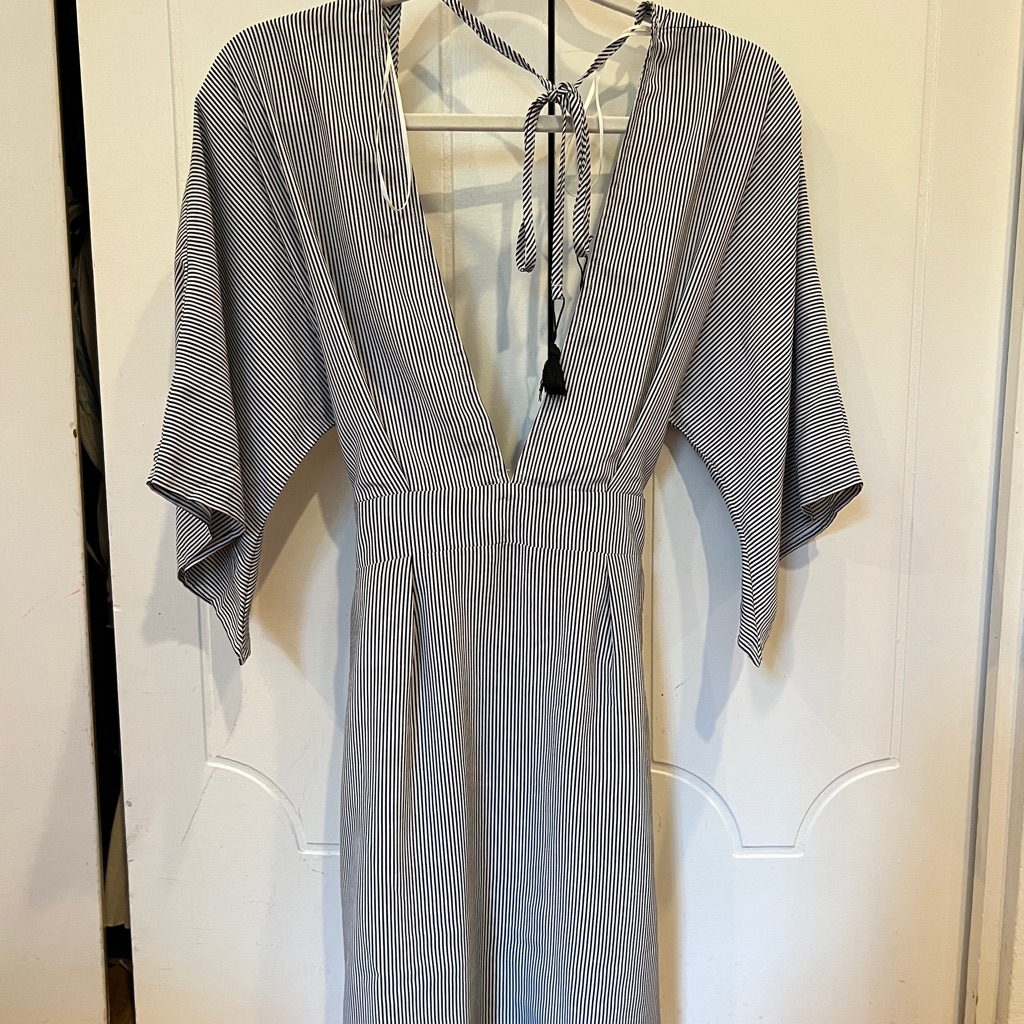 Skylar And Madison Striped Mini Dress
